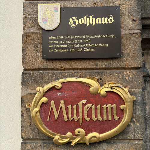 Hohhaus-Museum Schild