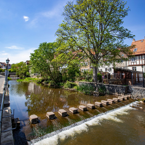 Schrittsteine in der Lauter